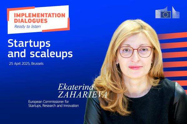 Ekaterina Zaharieva, Commissioner for Startups, Research and Innovation